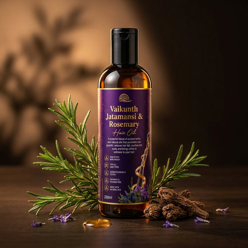 Vaikunth Jatamansi & Rosemary Hair Oil for Hair Growth & Hair Fall Control