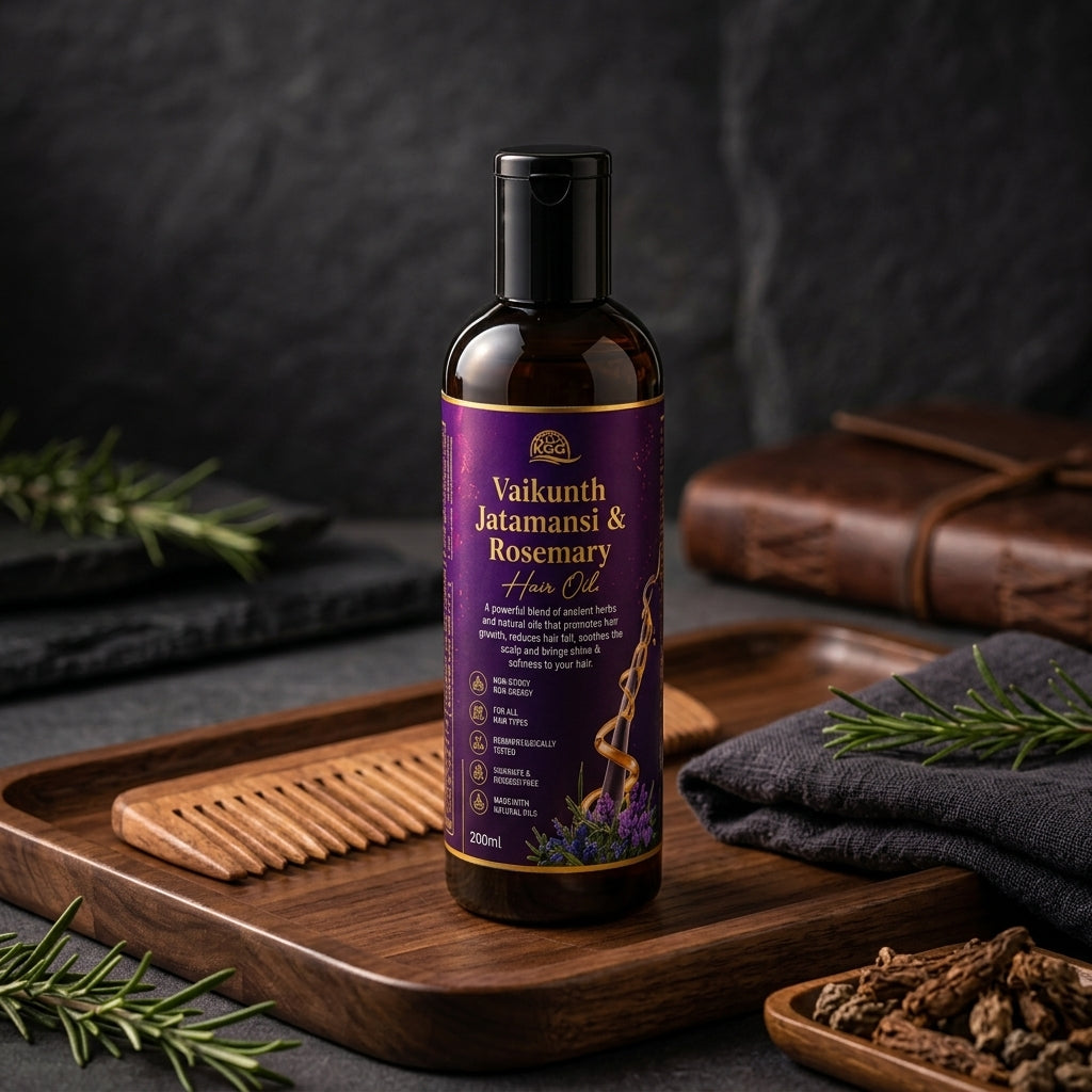 Vaikunth Jatamansi & Rosemary Hair Oil for Hair Growth & Hair Fall Control